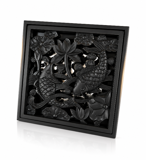 Producto - Rejilla 10x10 PEZ KOI NEGRA