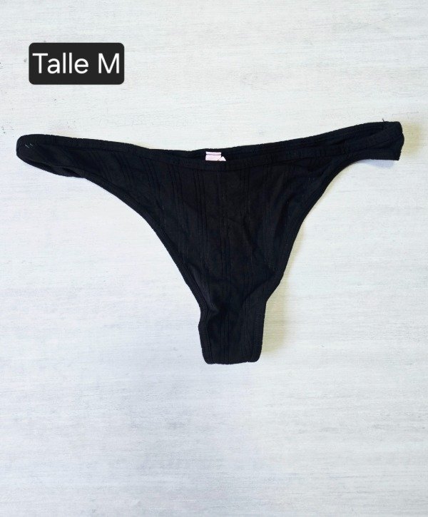 Producto - Panty thong Victoria's secrets talle M morley negra