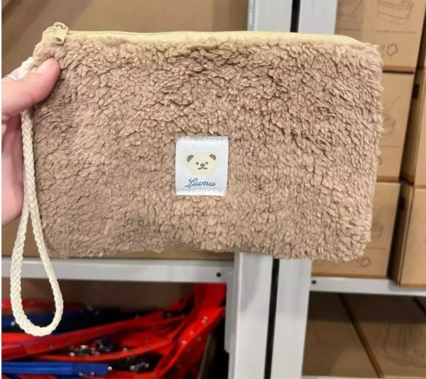 Producto - Cartuchera o necesser peluche Beige