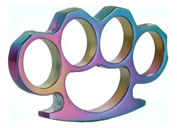 Producto - Manopla Defensa Personal Tornasolada Seguridad - 0