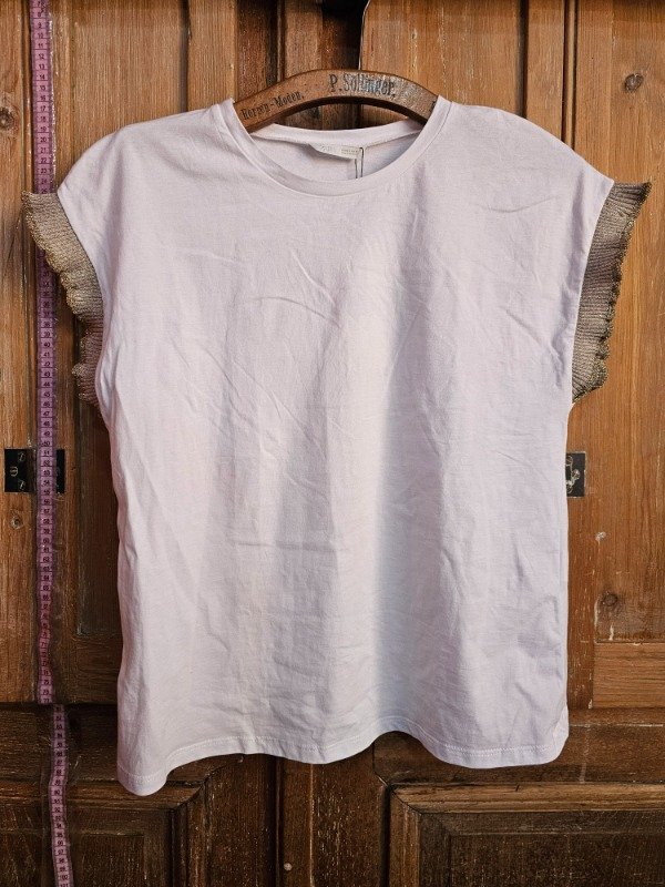 Producto - Remera Zara Blanca t.L A