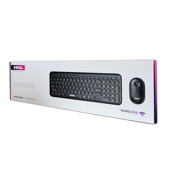 Producto - KIT TECLADO / MOUSE INALAMBRICO OFFICE (CW250)