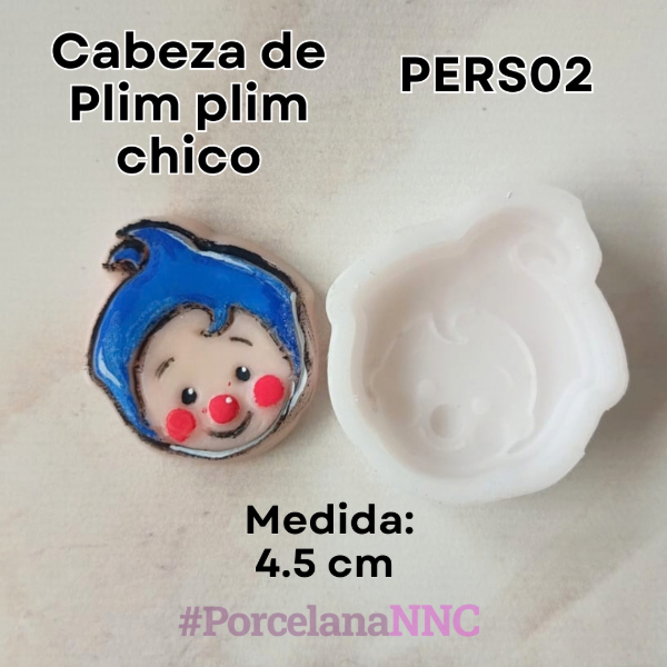 Producto - Cabeza de Plim plim chico PERS02