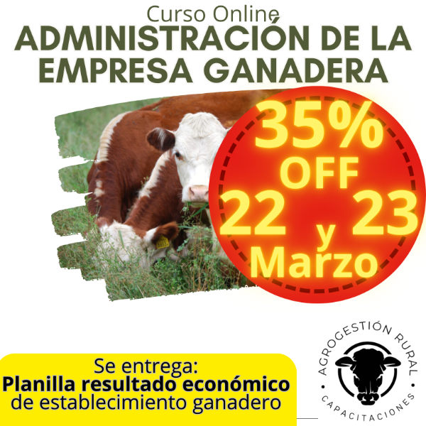Producto - Curso online Administración de la Empresa Ganadera