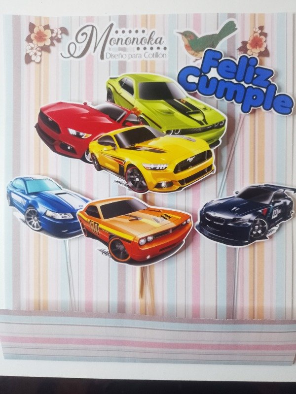 Producto - Set para Torta Autos