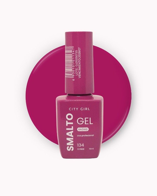 Producto - ESMALTE SEMI PERMANENTE CITY GIRL 15ML #134