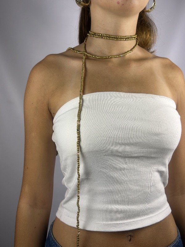 Producto - COLLAR MIL VUELTAS DORADO 1015