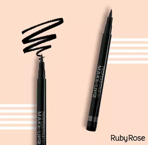 Producto - DELINEADOR NEGRO FIBRA WATERPROOF - Ruby Rose