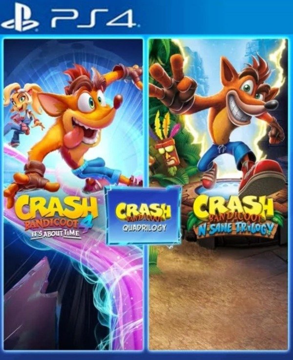 Producto - Crash Bandicoot Quadrilogy - PS4