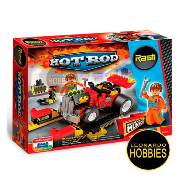 Producto - Hot Rod 185 Piezas Rasti 1068