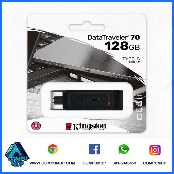 Producto - PENDRIVE KINGSTON 128 GB USB-C
