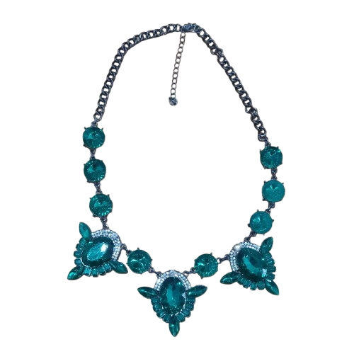 Producto - Collar Bijou Gema Verde Grandes CC03