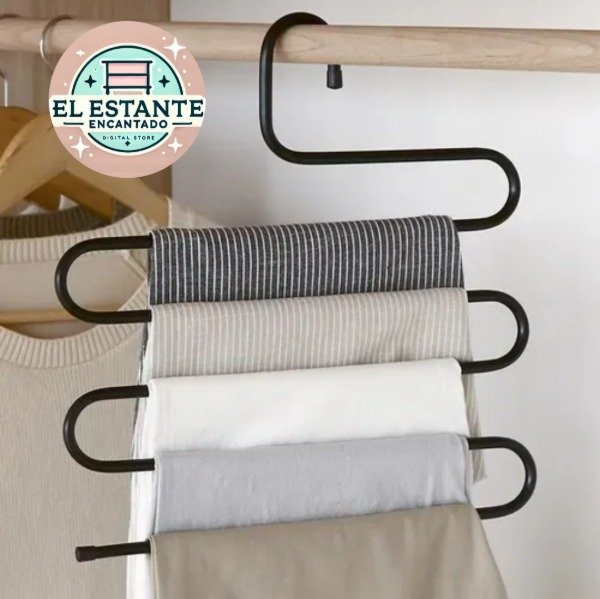 Producto - Percha Para Pantalones metalica 5 pantalones