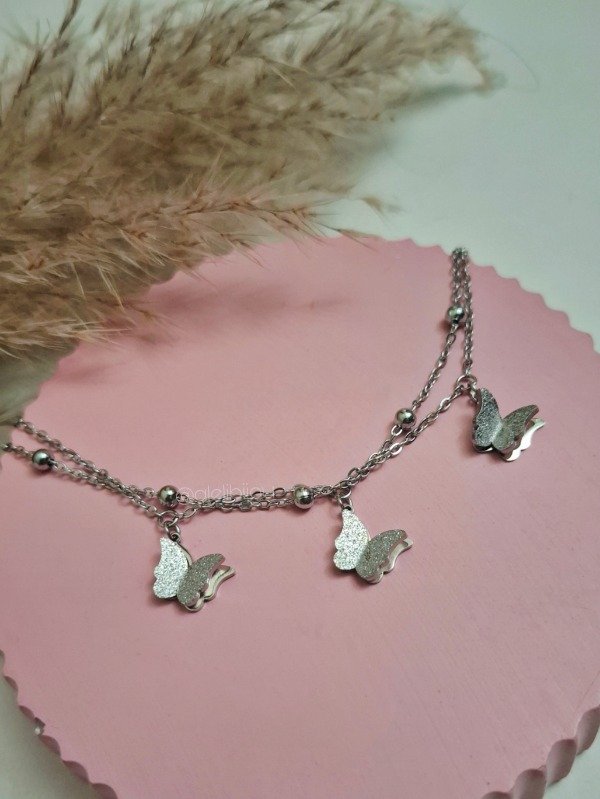 Producto - Pulsera Mariposas Glitter