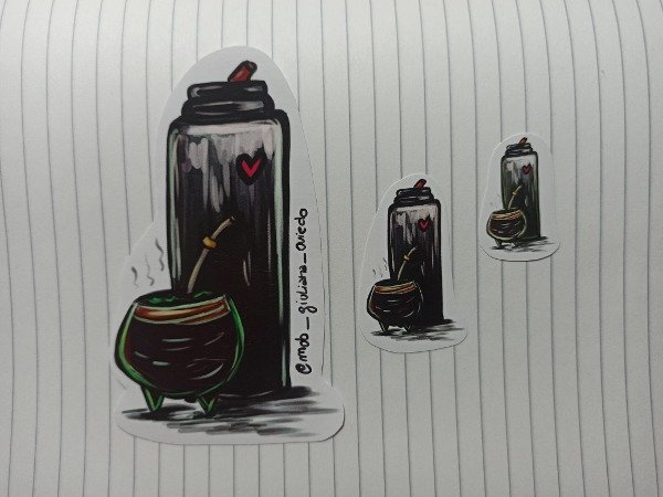 Producto - Sticker Mate corazón PEQUEÑO