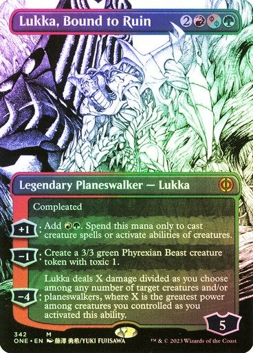 Producto - Lukka, Bound to Ruin (#342) (Borderless Foil)