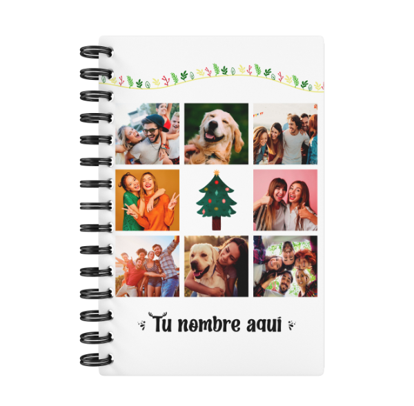 Producto - Agenda Semanal Felices Fiestas Collage Fotos A5