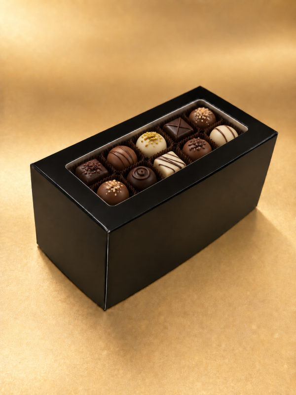 Producto - CAJA TAPA SEPARADA NEGRA COD.1191 11X5X5 - 3