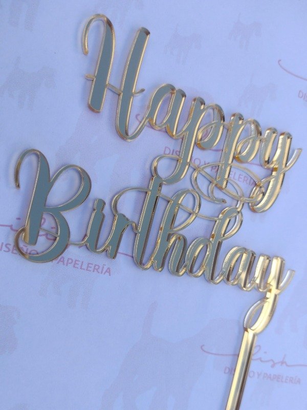Producto - Topper "Happy Birthday" 3