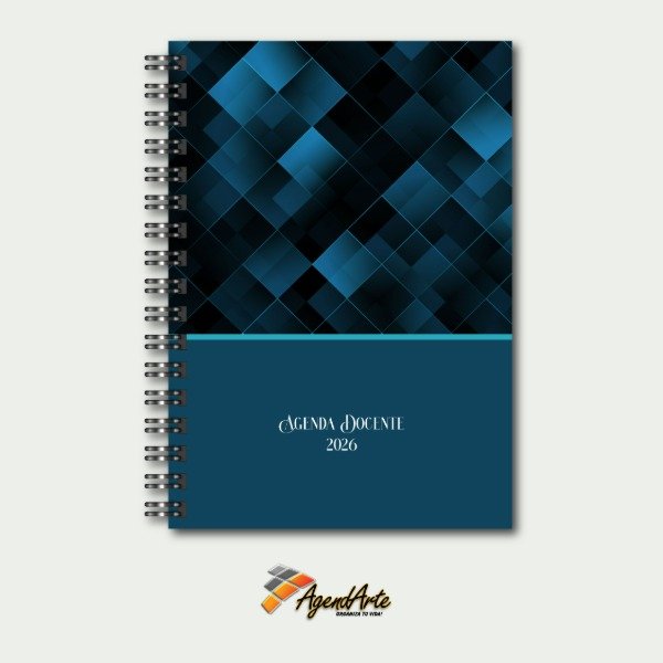 Producto - Agenda Docente 6 Cursos - Tapa dura A5 - Diseño 8