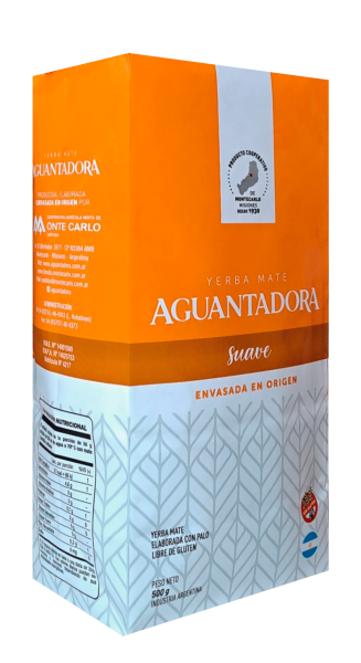Producto - Yerba AGUANTADORA- SUAVE 1kg
