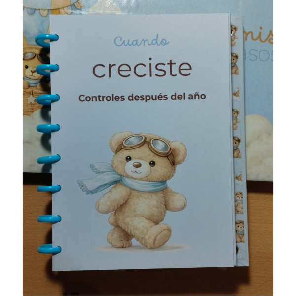 Producto - Contame Mis Primeros Pasos En El Pediatra - Celeste - 3 al cubo - 5