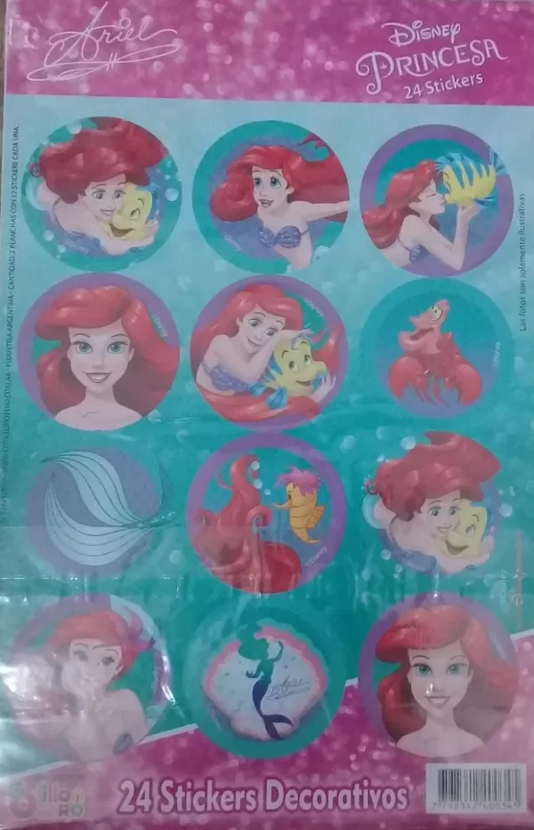 Producto - AUTOADHESIVO STICKER X24 LA SIRENITA
