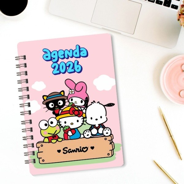 Producto - Agenda 2027 Imprimible Pdf Sanrio Semanal