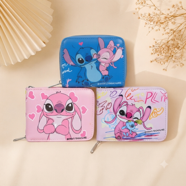 Producto - Billeteras Stitch y Ángel Kawaii