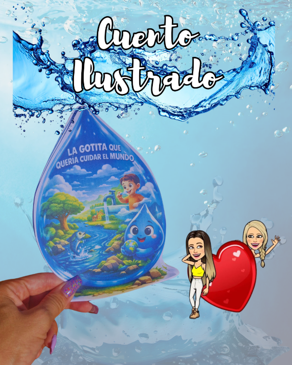 Producto - CUENTO ILUSTRADO. LA GOTITA QUE QUERÍA CUIDAR EL MUNDO