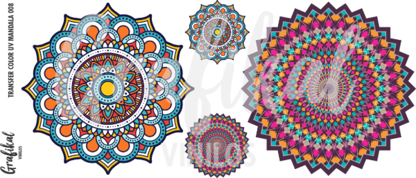 Producto - Transfer Color UV Mándala 008