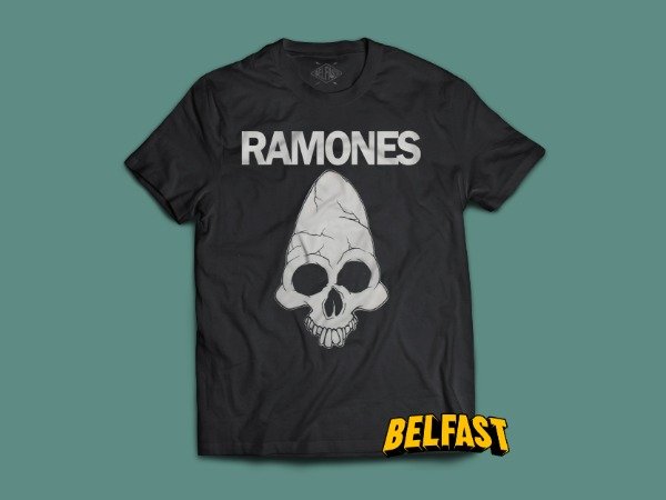 remera ramones pinhead skull