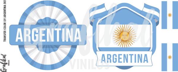 Producto - Transfer Color UV Argentina 001