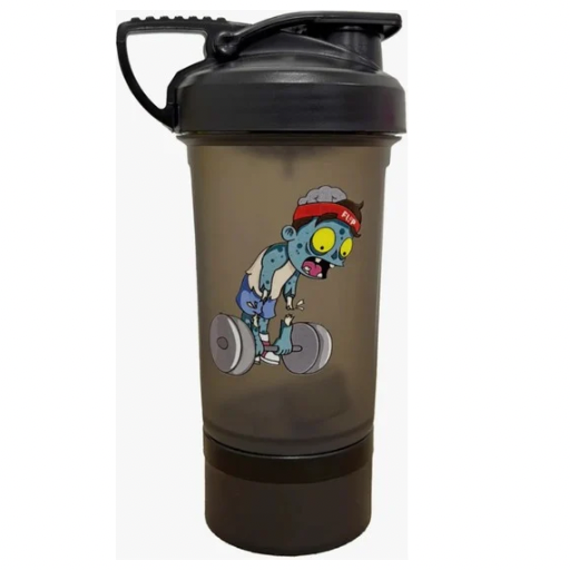 Producto - SHAKER FLIP MEZCLADOR 2 EN 1 ZOOMBIE