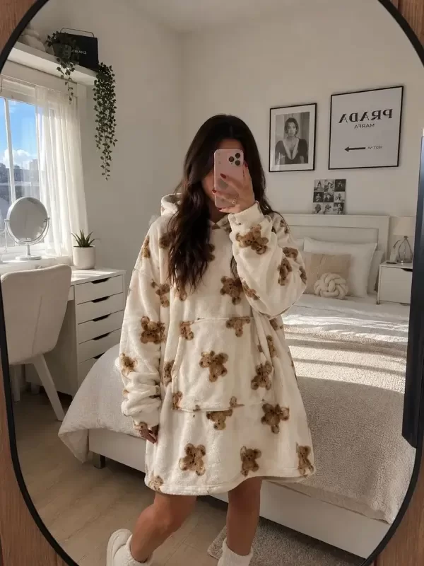 Producto - Manta Buzo Teddy Blanco