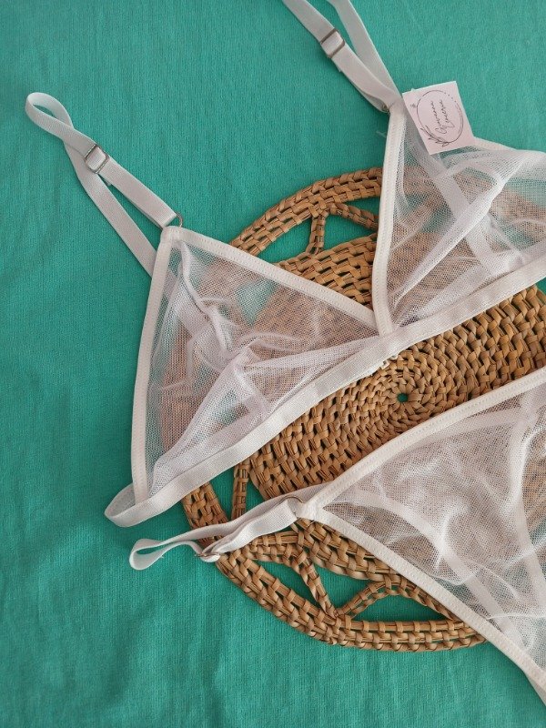 Producto - Conjunto microtul blanco T.95