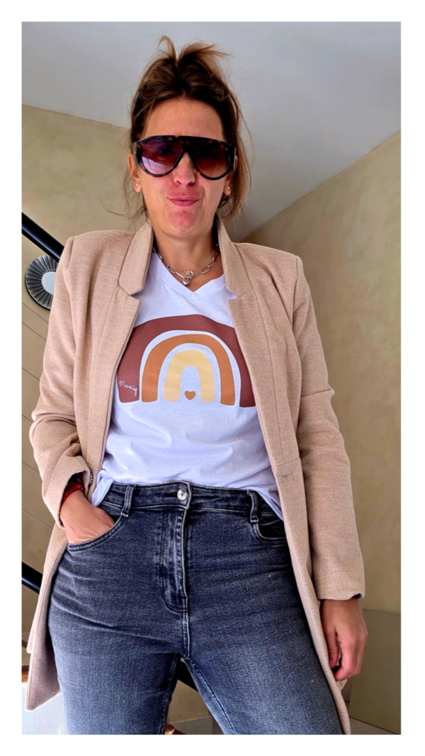 Producto - Remera Arcoiris terra manga corta