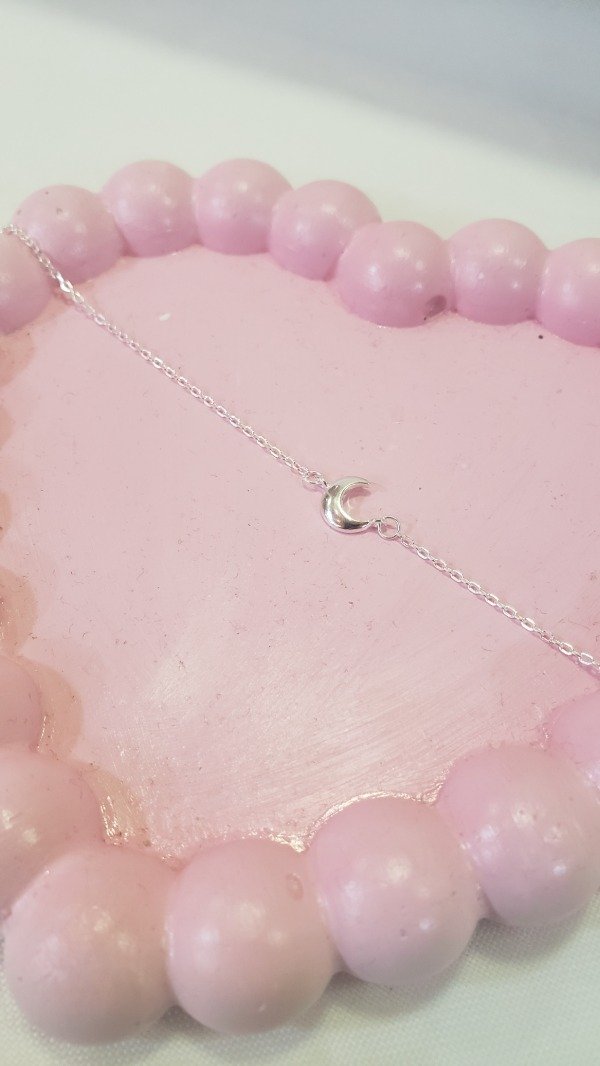 Producto - Pulsera media luna plata