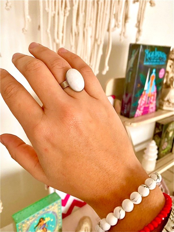 Producto - Anillo cuarzo blanco
