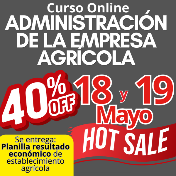 Producto - Curso Online Administración de la empresa agrícola