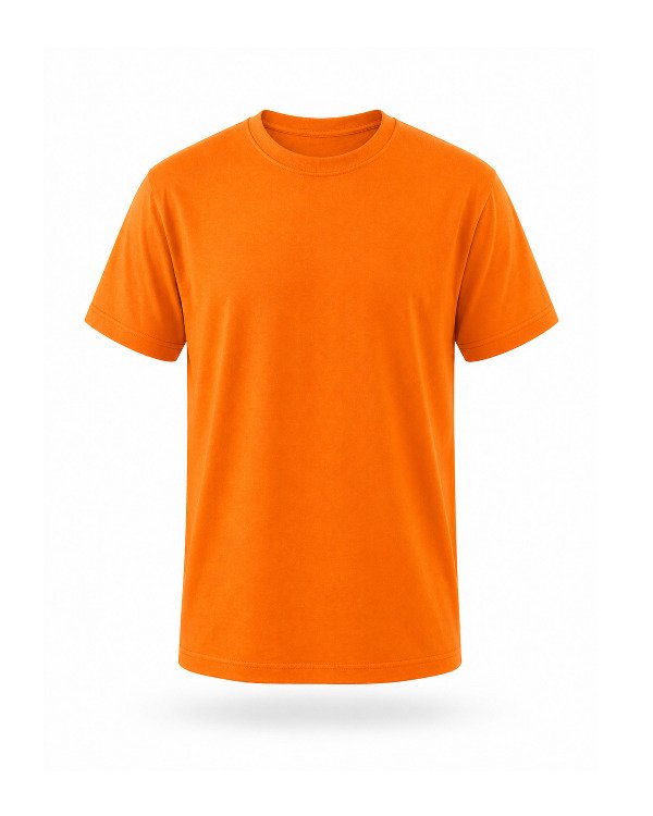 Producto - RP76 - Remera de Algodón Lisa Naranja