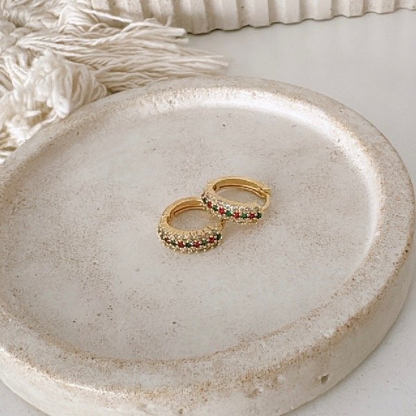 Producto - AROS ARGOLLAS MULTICOLOR DORADO cod 7.6