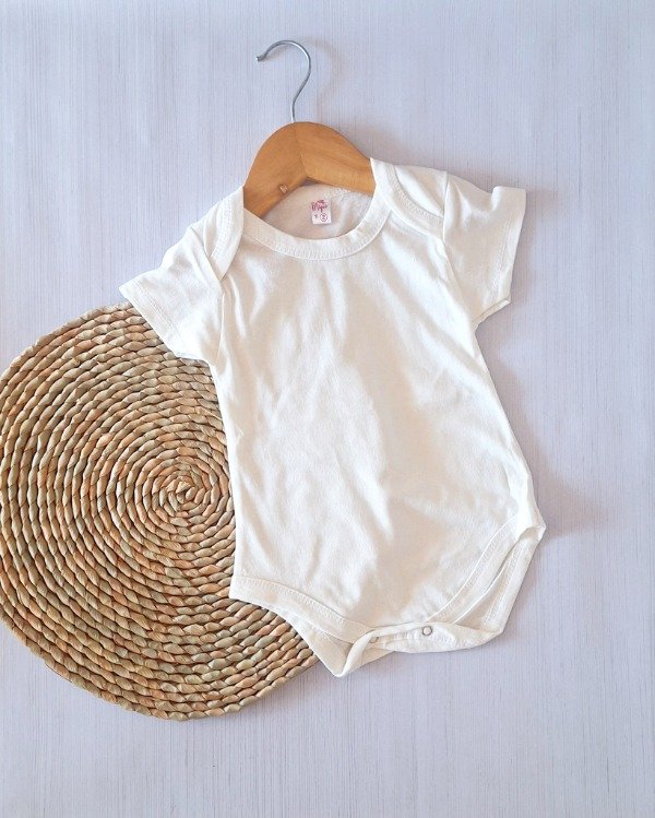 Producto - Body Algodón Jersey Crema MC