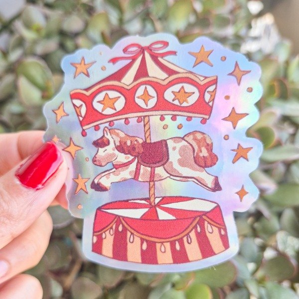 Producto - Sticker caballo de fuego