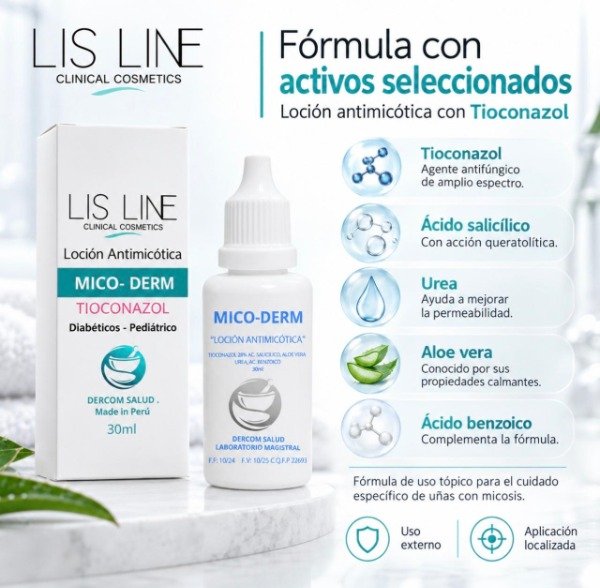 Producto - Mico- Derm Loción Antifúngica Lis Line - 4