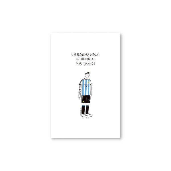 Producto - Postal MESSI - Cel Castellá