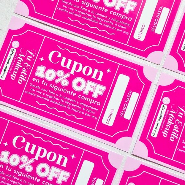 Producto - Tarjetas cupones
