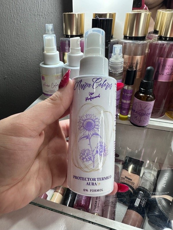 Producto - Protector térmico Aura efecto glitter 150ml