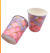 Producto - Vasos polipapel 250ml sirena x10u