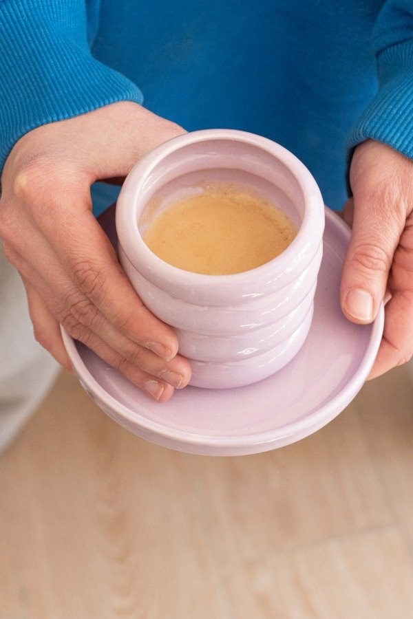 Producto - Set Nubecita + Plato lila